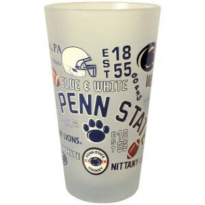 pint glass with logos image 1